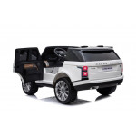 Elektrické autíčko Range Rover HSE - nelakované - biele - dvojmiestne